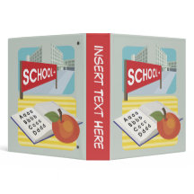 Carpeta de Avery de la escuela