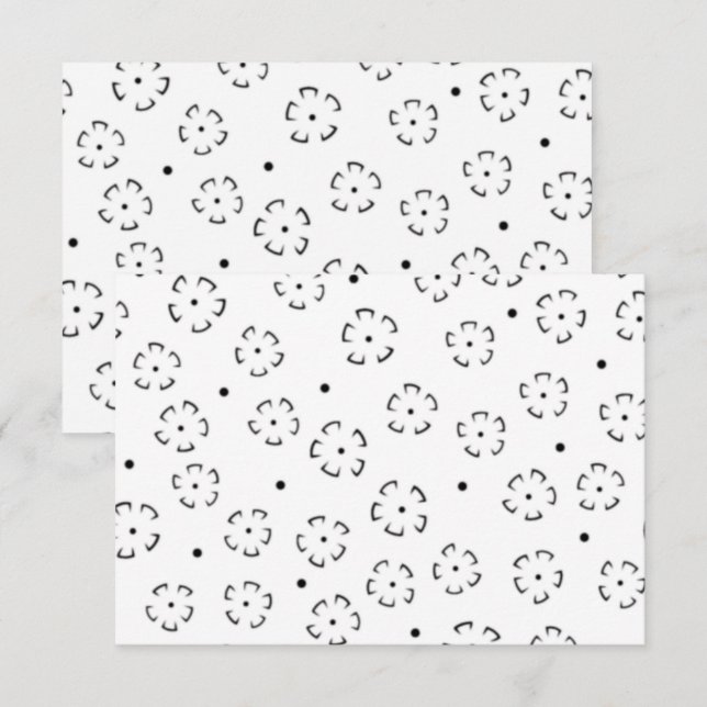 Carpeta de cumpleaños con flores personalizadas (Anverso / Reverso)
