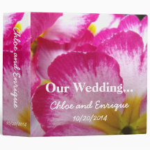Carpeta de encargo de la foto de la boda de la