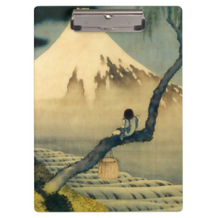 Carpeta De Pinza 富 士 と 少 年, 北 Monte Fuji y Boy, Hokusai, Ukiyo-e