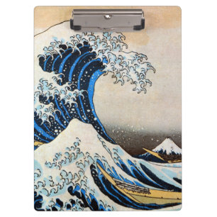 Carpeta De Pinza 神奈川沖浪裏, gran onda del 北斎, Hokusai, Ukiyo-e