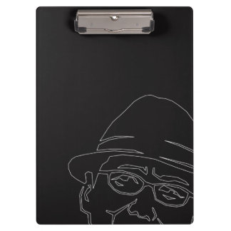 CARPETA DE PINZA 顔　白ライン　クリップボード