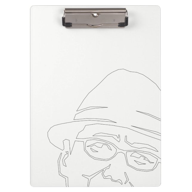 CARPETA DE PINZA 顔　黒ライン　クリップボード (Anverso)