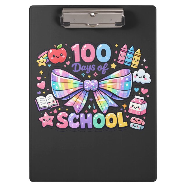 Carpeta De Pinza 100 Days Of School  (Anverso)