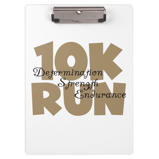 Carpeta De Pinza 10K Run Tan Sports Running (Anverso)