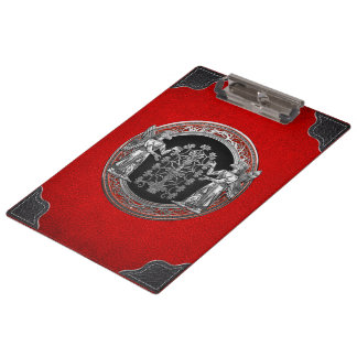 Carpeta De Pinza [110] Dos Ninurtas plateadas con árbol de la vida