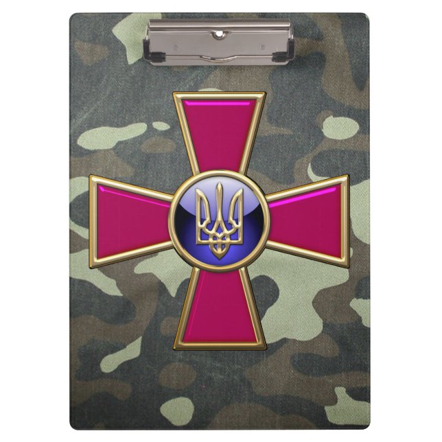 Carpeta De Pinza [110] Emblema de las Fuerzas Armadas Ucranianas (Anverso)