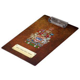 Carpeta De Pinza [110] Escudo de armas de Canadá [3D]