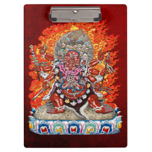 Carpeta De Pinza [110] Thangka tibetano - Deidad furiosa Hayagriva