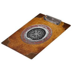 Carpeta De Pinza [110] Vegvisir - Viking Silver Magic Runic Compass