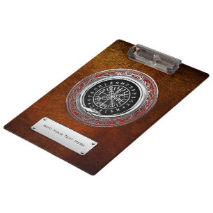 Carpeta De Pinza [110] Vegvisir - Viking Silver Magic Runic Compass