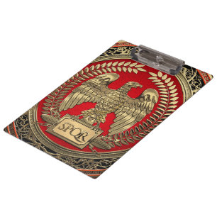 Carpeta De Pinza [200] Águila imperial romana dorada