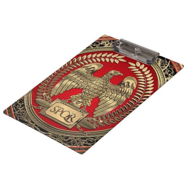 Carpeta De Pinza [200] Águila imperial romana dorada (Angular)