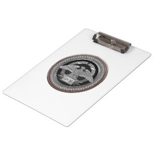 Carpeta De Pinza [200] Águila imperial romana plateada sobre Medall