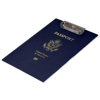 Carpeta De Pinza [200] Cobertura de pasaporte estadounidense