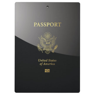 Carpeta De Pinza [200] Cobertura de pasaporte estadounidense