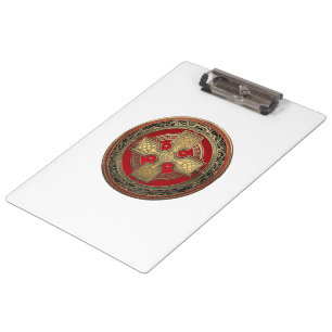 Carpeta De Pinza [200] Cruz sagrada céltica antigua del nudo del