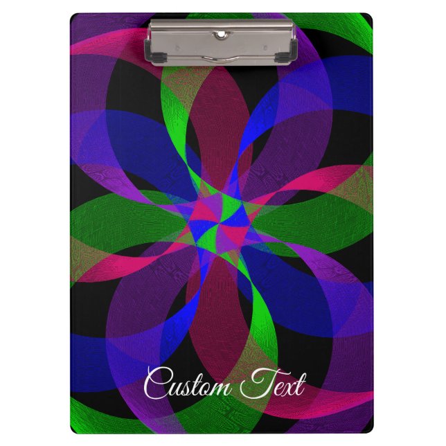 Carpeta De Pinza 3D 2D Hybrid Geometric Clipboard (Anverso)