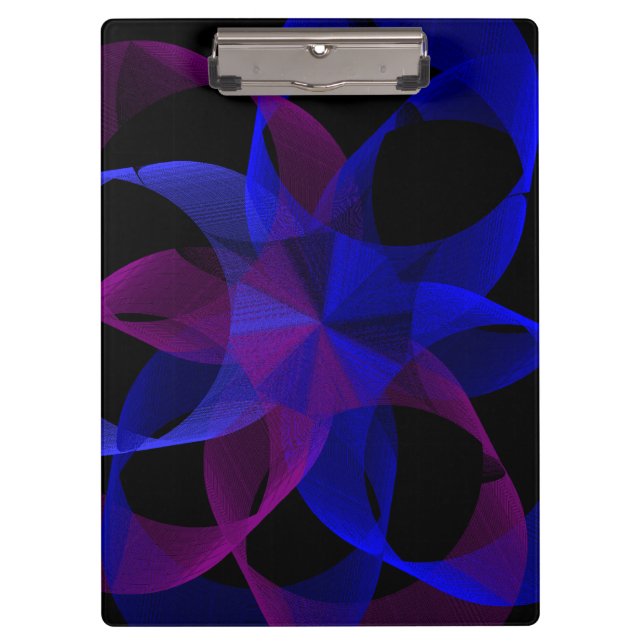 Carpeta De Pinza 3D To 2D Cylinder Ring Geometric Clipboard (Anverso)