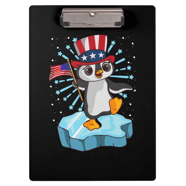 Carpeta De Pinza 4 De Julio De 2021 Pingüino (Anverso)