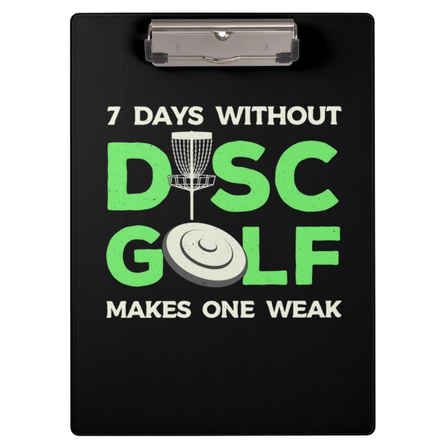 Carpeta De Pinza 7 días sin disco Golf (Anverso)