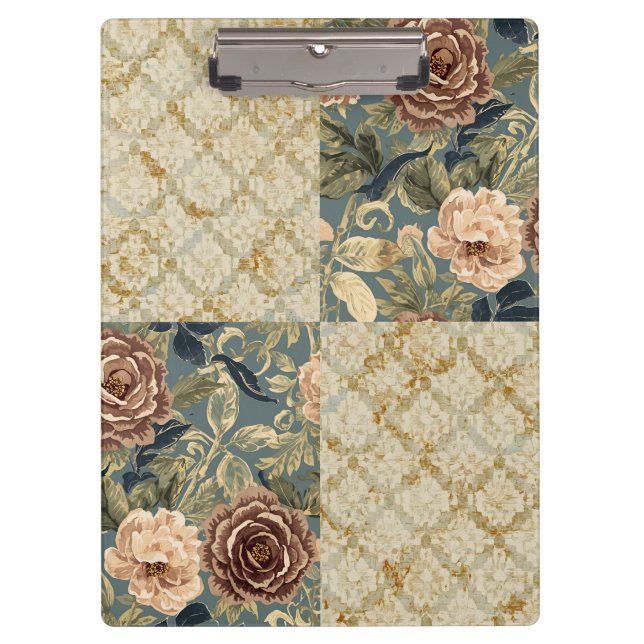 Carpeta De Pinza A Beautiful Combination of Floral and Motif Patter (Anverso)