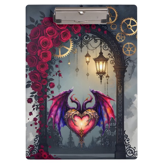 Carpeta De Pinza A Moonlit Invitation –Love Turns the Gears of Time (Anverso)