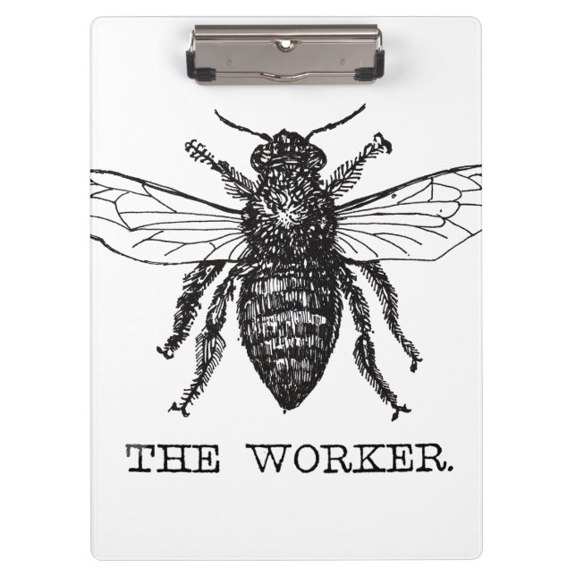 Carpeta De Pinza Abee Worker Honey Black Bumblebee (Anverso)