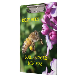 Carpeta De Pinza Abejas ocupadas construyen bonos más grandes