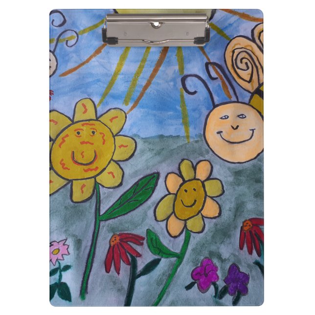 Carpeta De Pinza Abejas y flores de miel (Anverso)