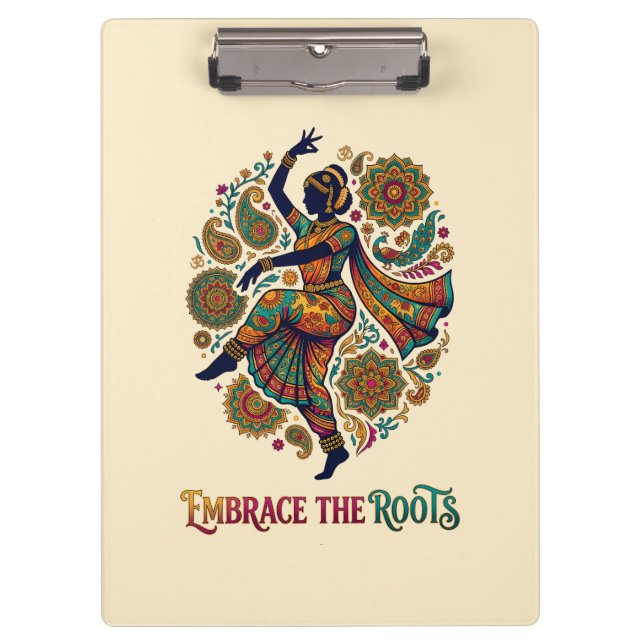 Carpeta De Pinza Abraza el baile de las raíces (Anverso)