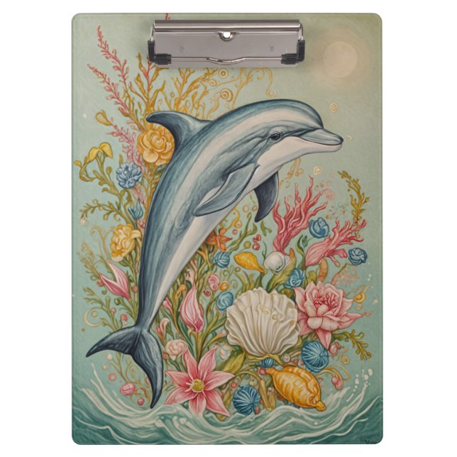 Carpeta De Pinza Abrazo oceánico (Anverso)