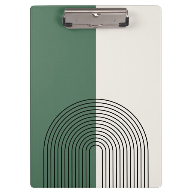 Carpeta De Pinza Abstracción Boho Moderna (Anverso)