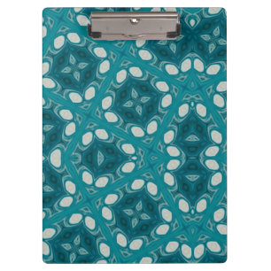 Carpeta De Pinza Abstract Blues Clipboard
