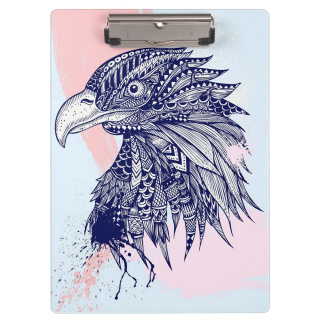 Carpeta De Pinza Abstract Eagle (Anverso)