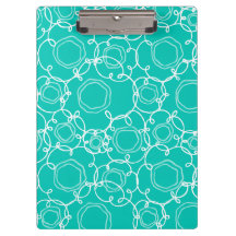 Abstract Floral Matrix (Teal) Fine Art