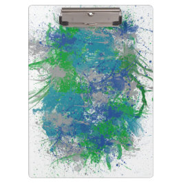 Carpeta De Pinza Abstract Paint Splatt