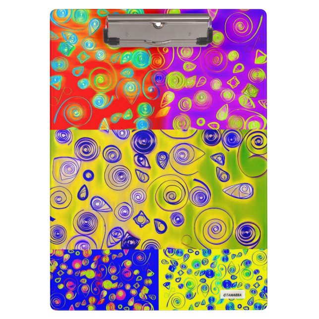 Carpeta De Pinza Abstracto (Anverso)