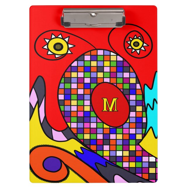 Carpeta De Pinza Abstrato (Anverso)