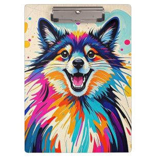 Carpeta De Pinza Abstrato oso lindo divertido arte animal feliz