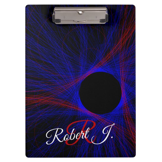 Carpeta De Pinza Accented Triangle Geometric Clipboard (Anverso)