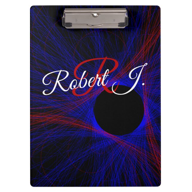 Carpeta De Pinza Accented Triangle Geometric Clipboard (Anverso)