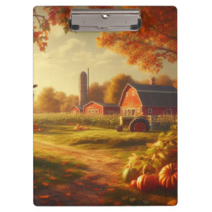 Carpeta De Pinza Acción de Gracias/Otoño/Caída en la granja
