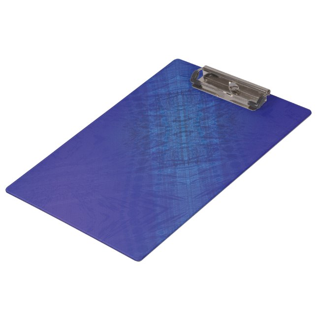 Carpeta De Pinza Aceptación | Patrón Shibori Violeta Azul Índigo (Angular)