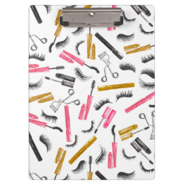 Carpeta De Pinza Acuarela Mascara Purpurina Glam Lashes