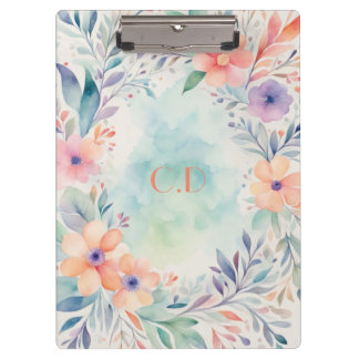 Carpeta De Pinza Acuarela personalizada