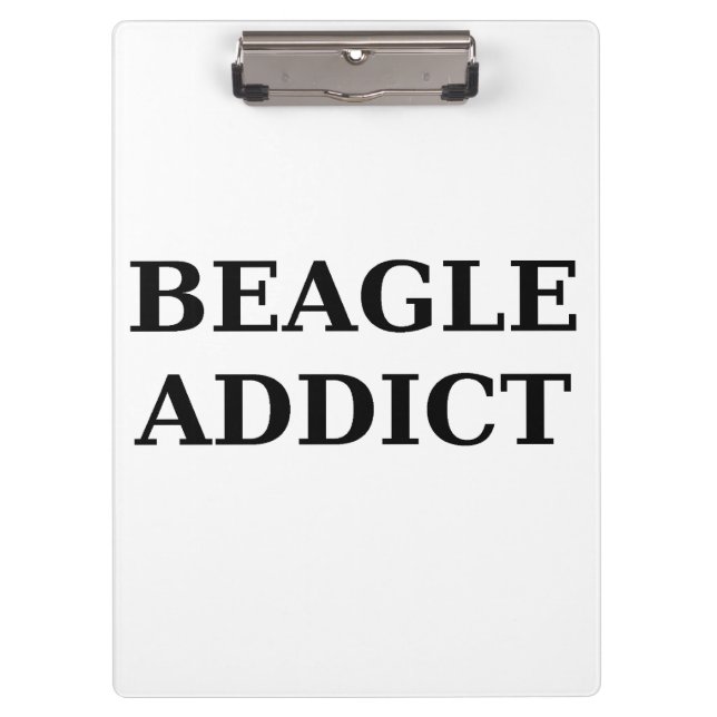 Carpeta De Pinza adicto al beagle (Anverso)