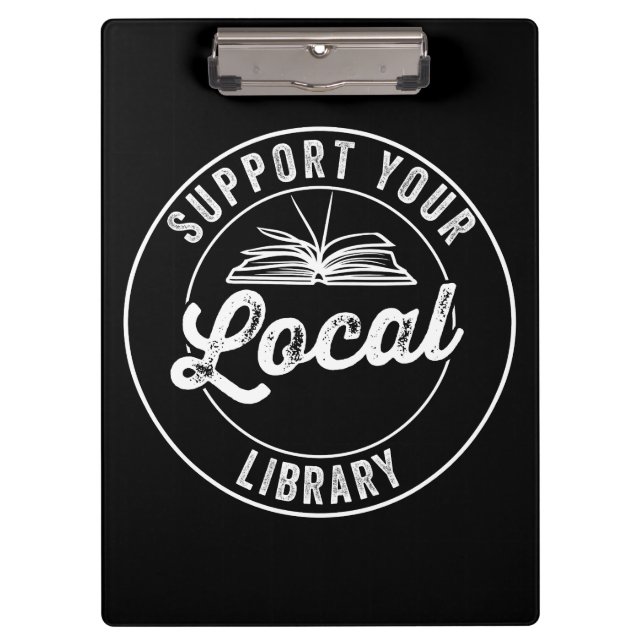 Carpeta De Pinza Admite su imán de biblioteca local (Anverso)