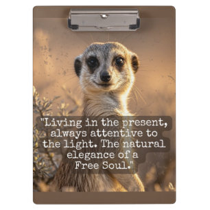 Carpeta De Pinza Adventurous Meerkat Living