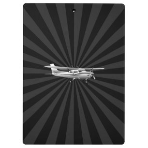 Carpeta De Pinza Aeronaves Cessna Silhouette Flying Black Burst